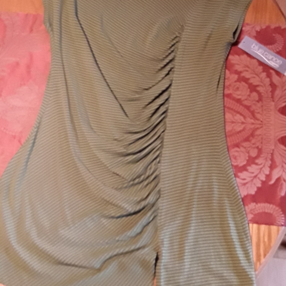 Organic blue caue tunic